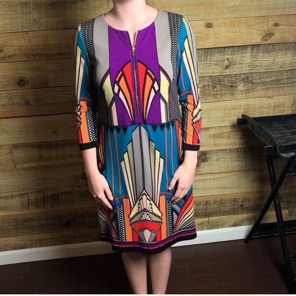 ETCETERA, Geometric dress, EUC - Picture 8 of 11